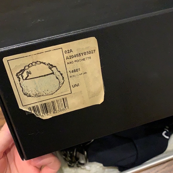 Chanel vintage rabbit fur chain hobo hand bag - Picture 7 of 7